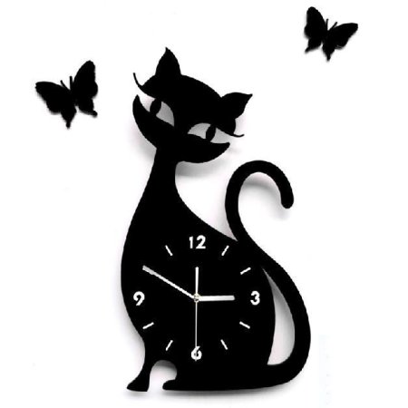 Трафарет часы на стену