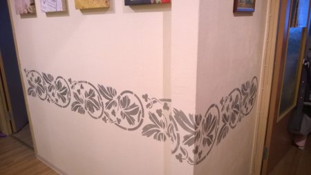 Наклейка на стену на кухню бордюр