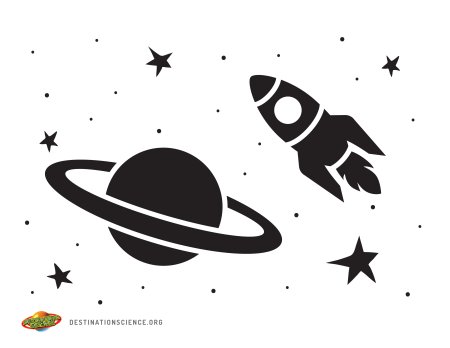 Трафареты на космическую тему