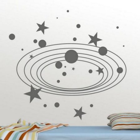 Космические наклейки на стену
