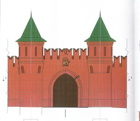 Кремлевская стена сбоку