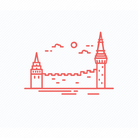 Кремлевская стена рисунок