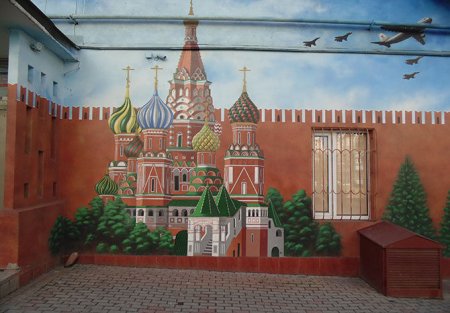 Рисуем Кремлевскую стену
