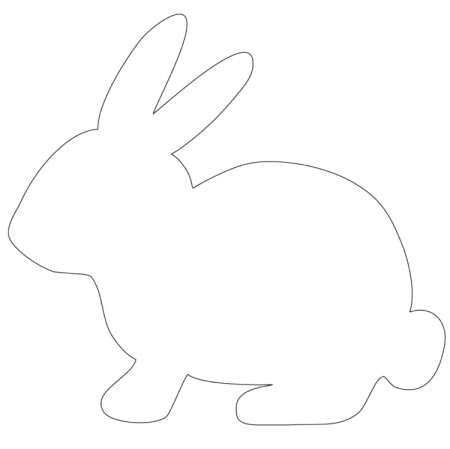 Силуэт зайца