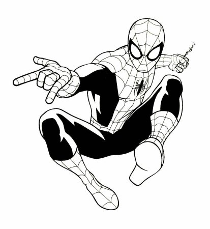 Ultimate Spider man раскраска