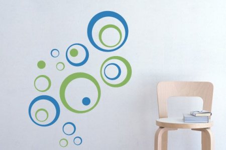 Круги на стенах в детском саду