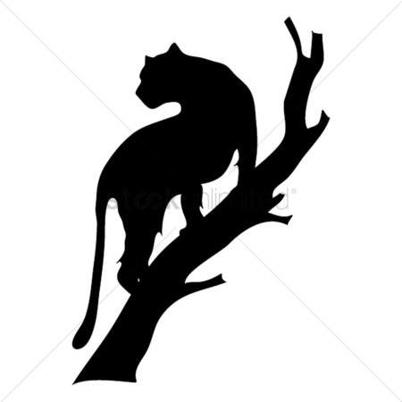 Трафарет пантеры