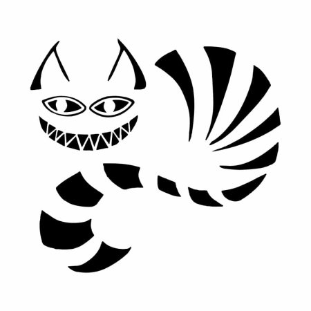 Чеширский кот вектор
