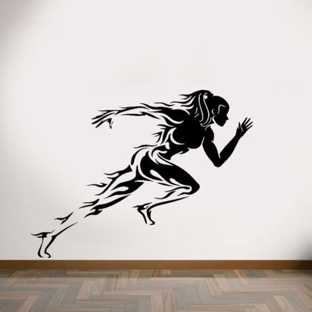 Спортивные трафареты для стен