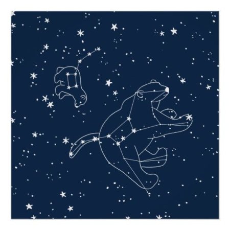 Стилизованные изображения созвездий
