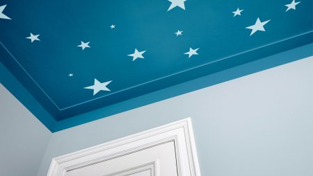 Потолок со звездами в детскую