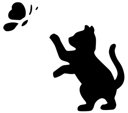 Трафарет кота