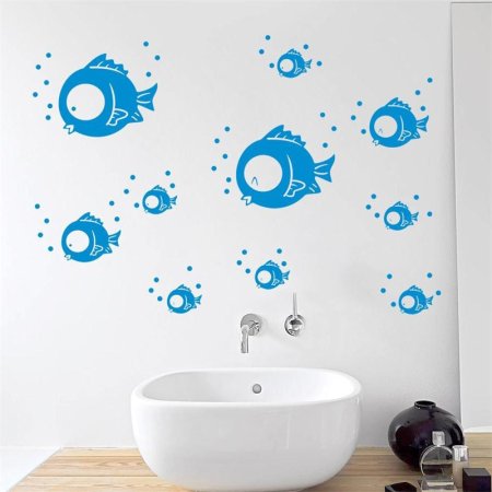 Трафарет для покраски стен в туалете (50 фото)
