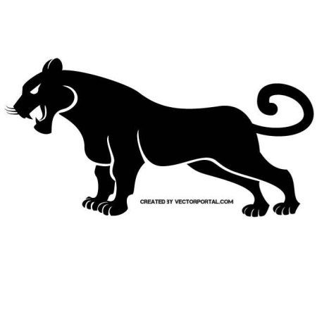 Трафарет пантеры