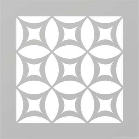Трафарет геометрия для стен