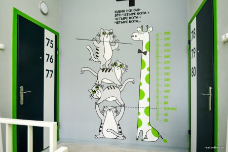 Настенная живопись в подъезде