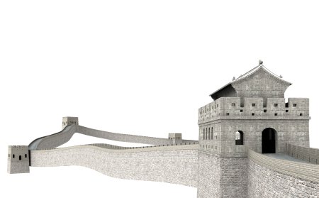 Великая китайская стена 3д модель