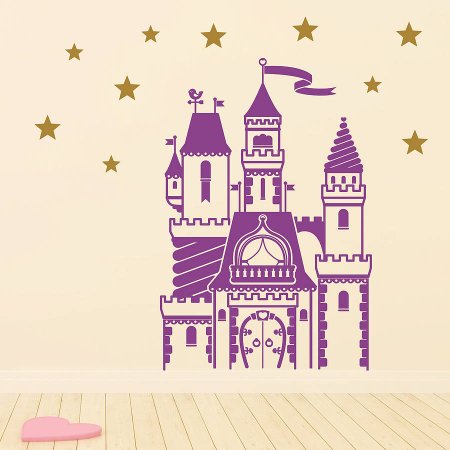Замок трафарет
