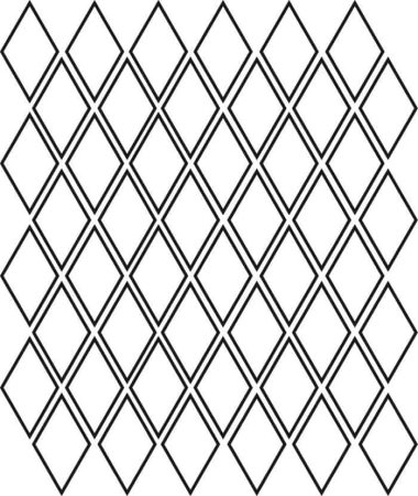 Трафарет ромбы