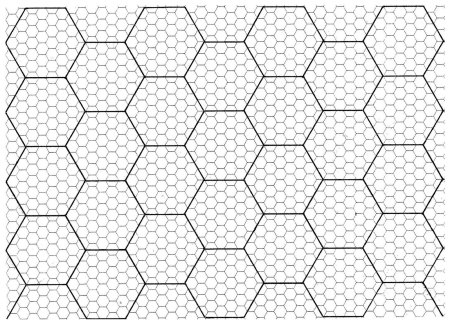 Гексагональное поле для GURPS