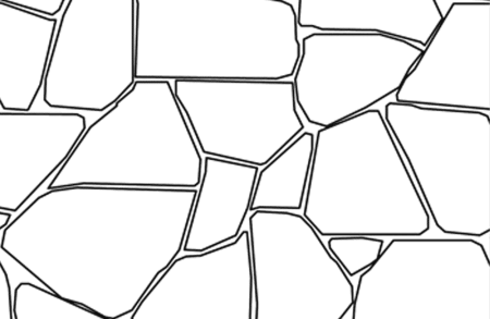 Трафарет природного камня