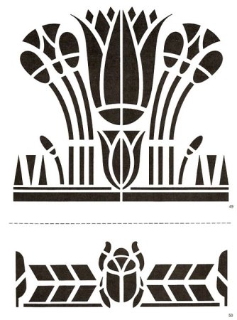 Лотос орнамент Египет