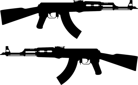AK 47 vector