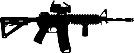 Силуэт оружия