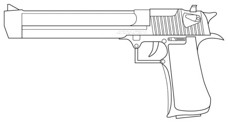 Desert Eagle чертеж
