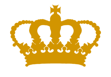 Корона трафаретная