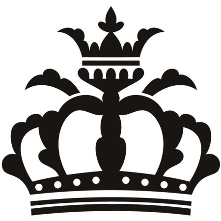 Корона трафарет