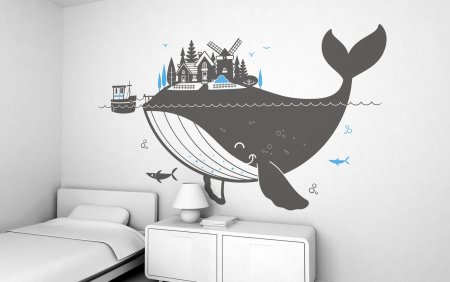 Трафареты для стен морская тематика