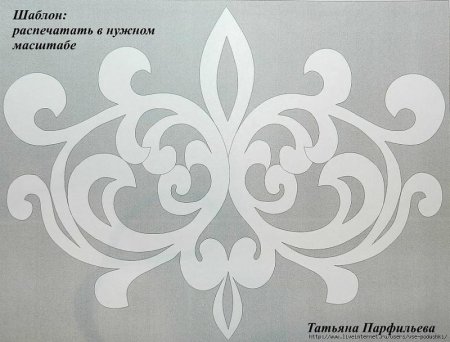 Трафарет с узорами для штор