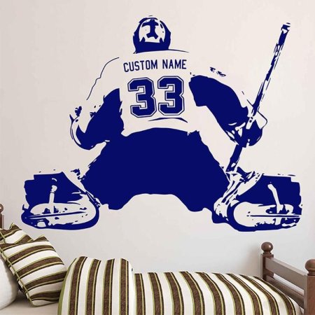 Трафарет на стену хоккей