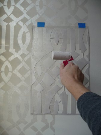 Трафарет геометрии для покраски стен (49 фото)