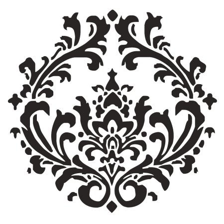 Трафареты Дамаск для стен