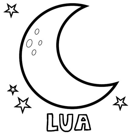 Кот на Луне силуэт