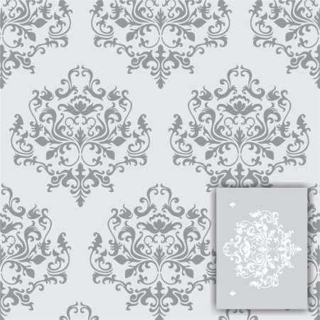 Трафареты large Damask
