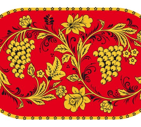 Хохломская роспись Золотая Хохлома