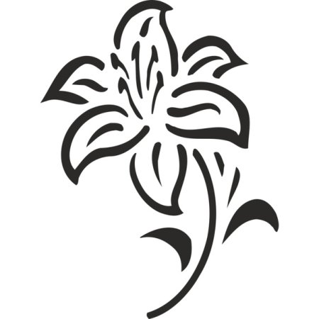 Трафарет "цветы"