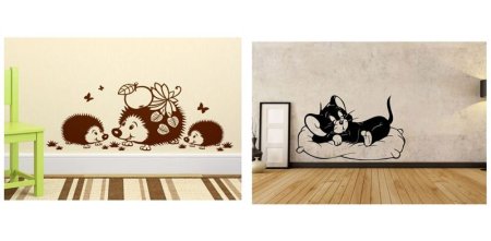 Рисунок по низу стены