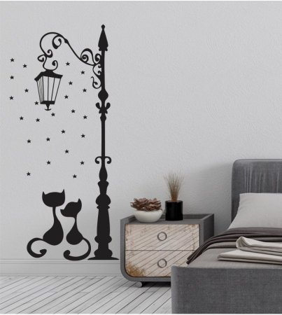 Трафарет фонарь для декора стен