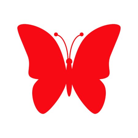 Красная бабочка для детей
