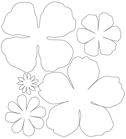 Заготовки для объемных цветов