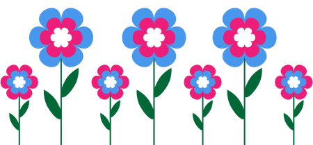 Мелкие цветочки для детей