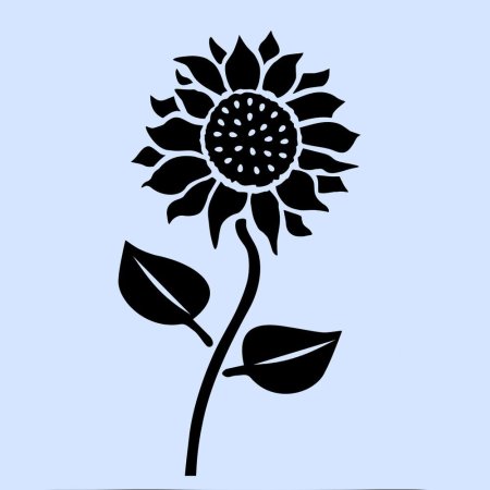 Аппликация подсолнух