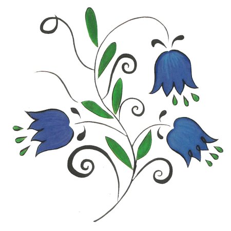 Стилизованный колокольчик