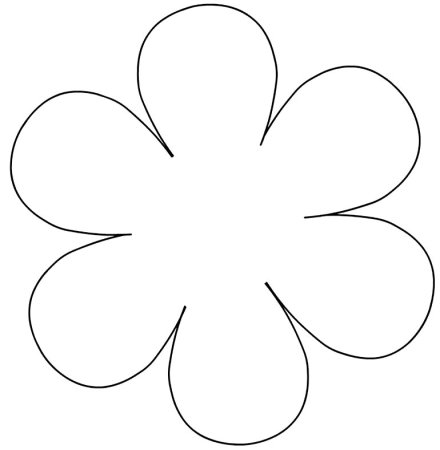 Цветок шаблон