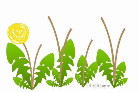 Заготовки для аппликации растений