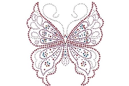 Точечная роспись трафареты бабочки